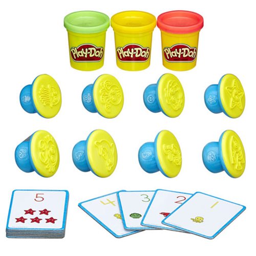 Play-Doh Shape and Learn Numbers and Counting